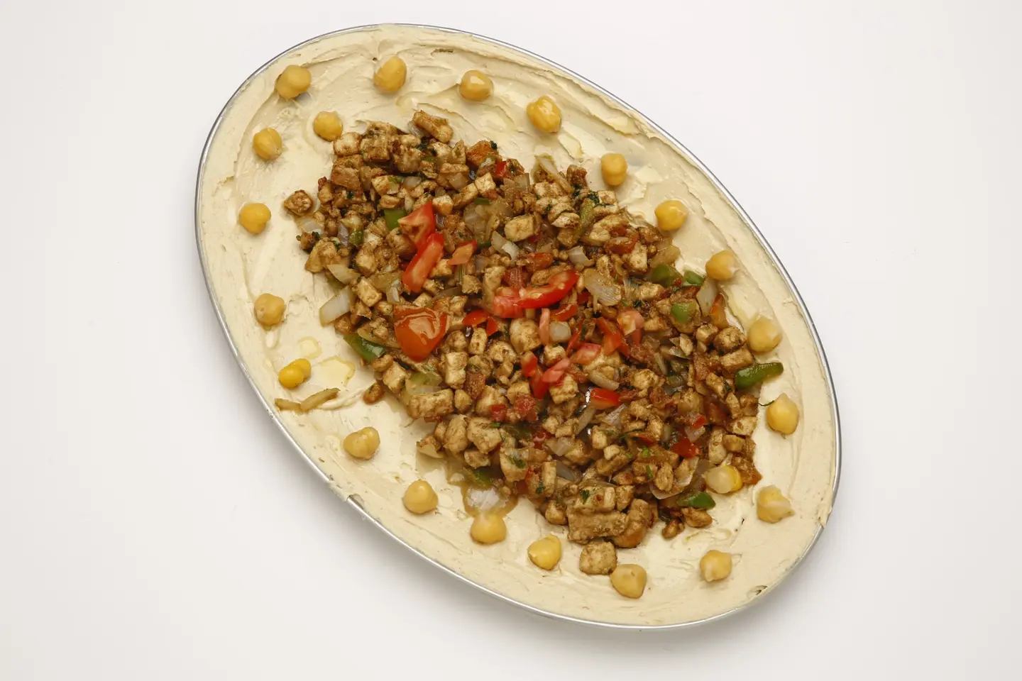 Chicken Moqalqal With Hummus
