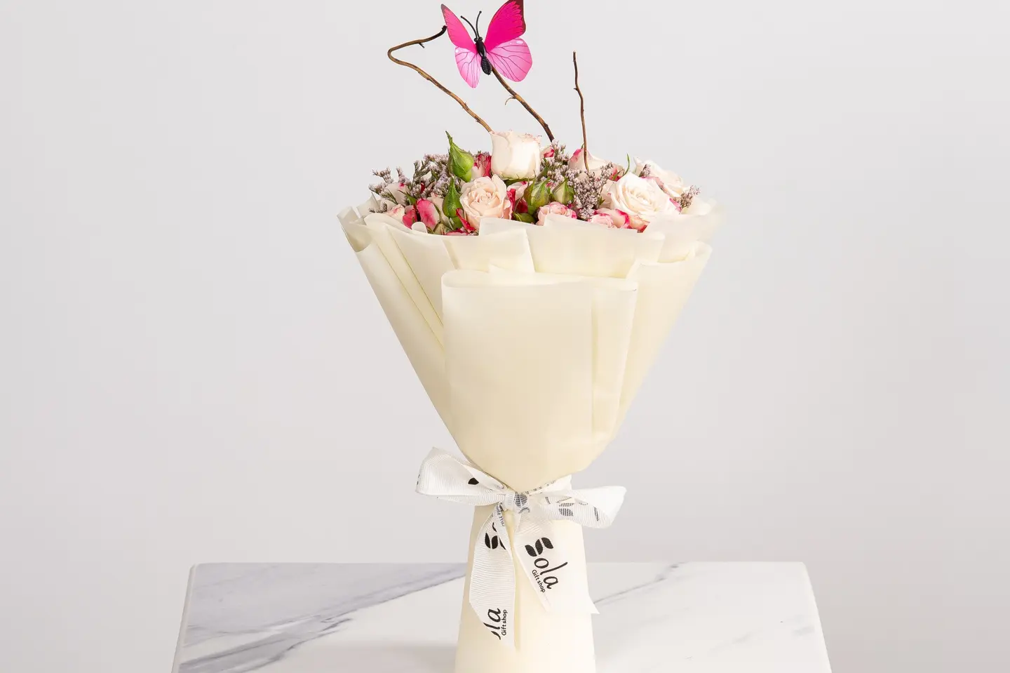 ميني بوكيه بيبي روز