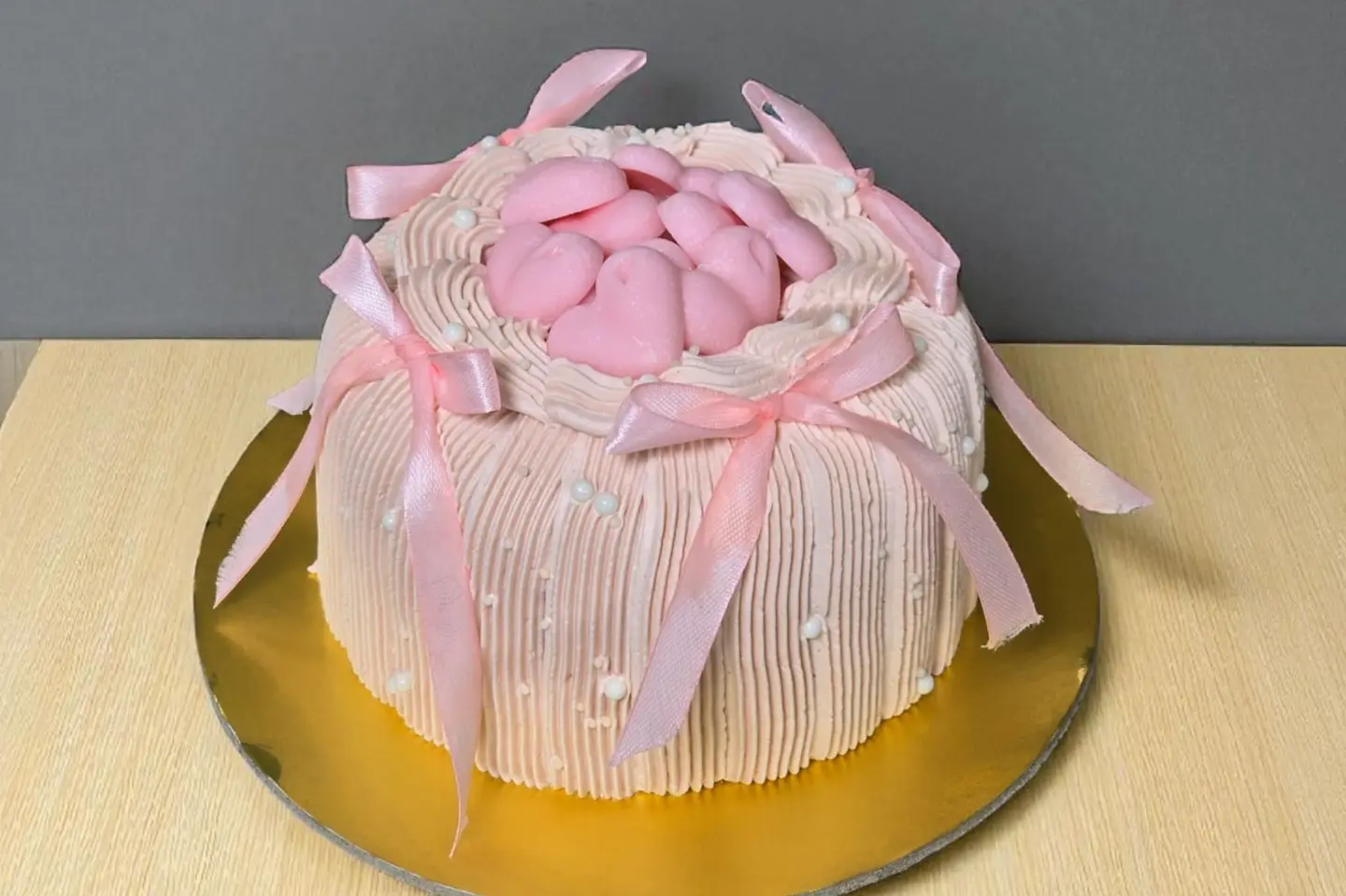Floral Heart Cake