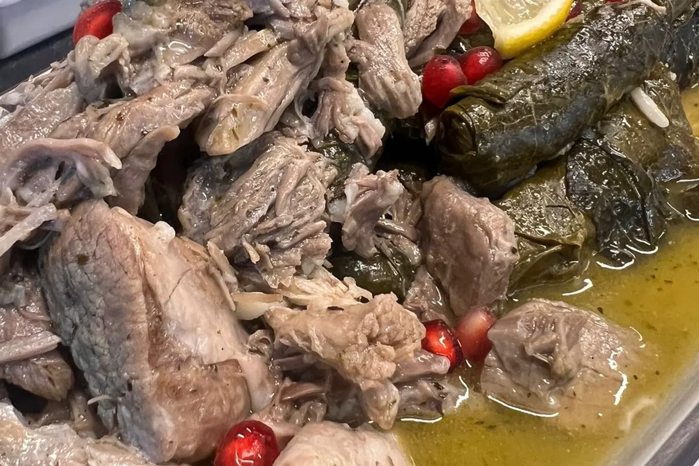 Vine Leaves Meat With Bone