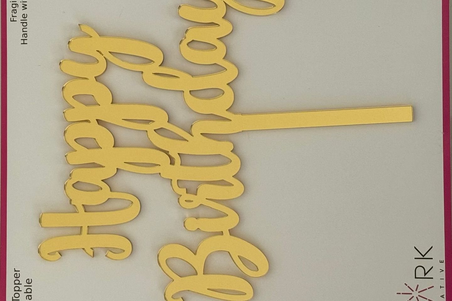 Spark Birthday Topper