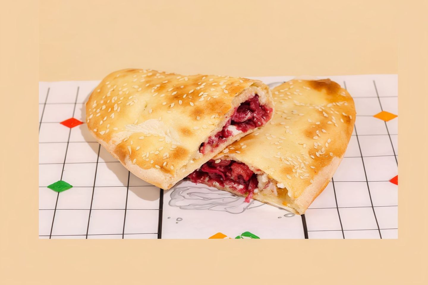 تندوري لبنة فطيرة