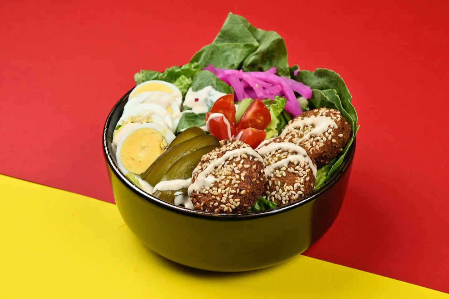 سلطة فلافل