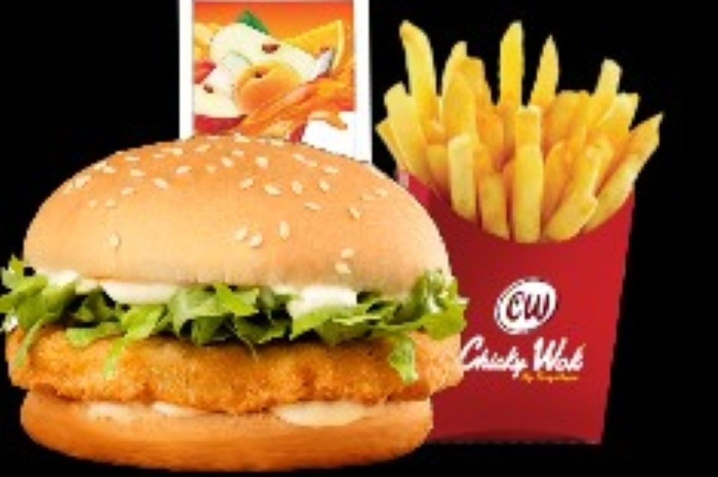 Kids Meal Chicken Burger With Toy