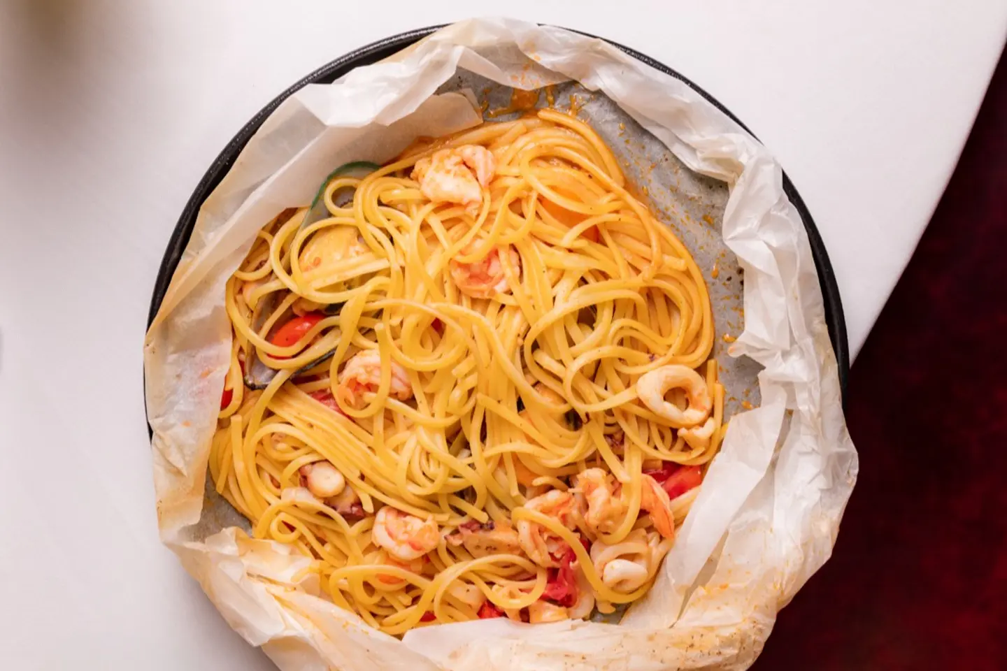 Linguine Al Cartoccio