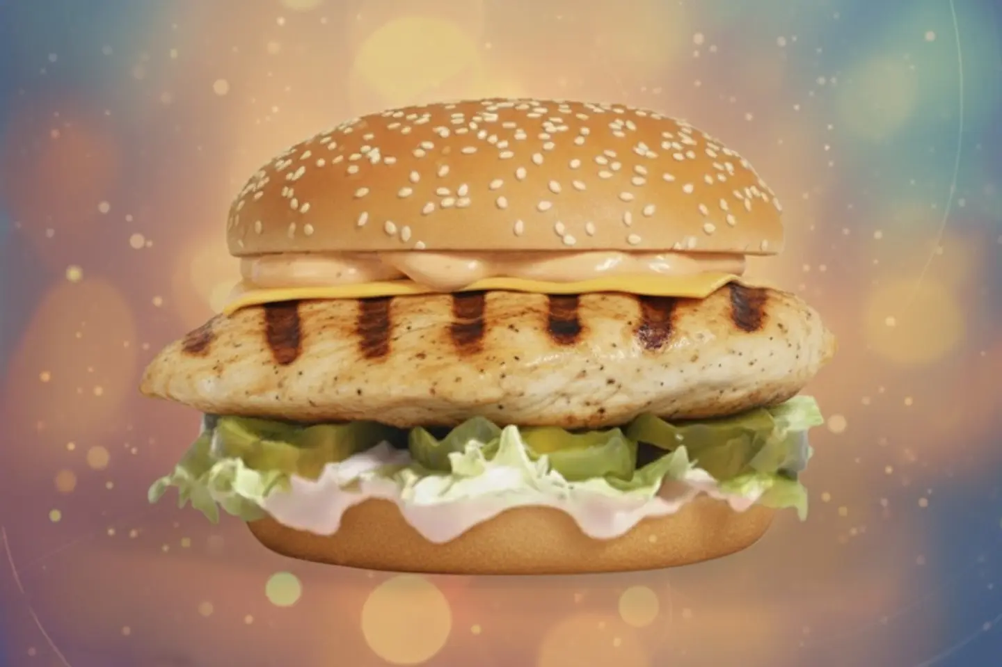 برجر دجاج جبن