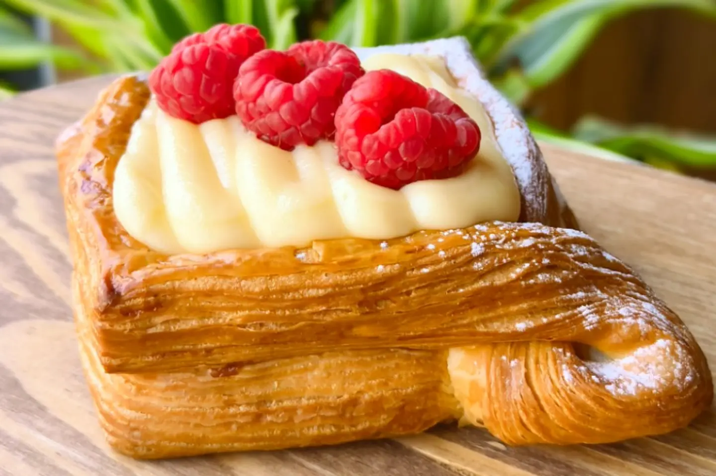 Custard Danish With Red Berry