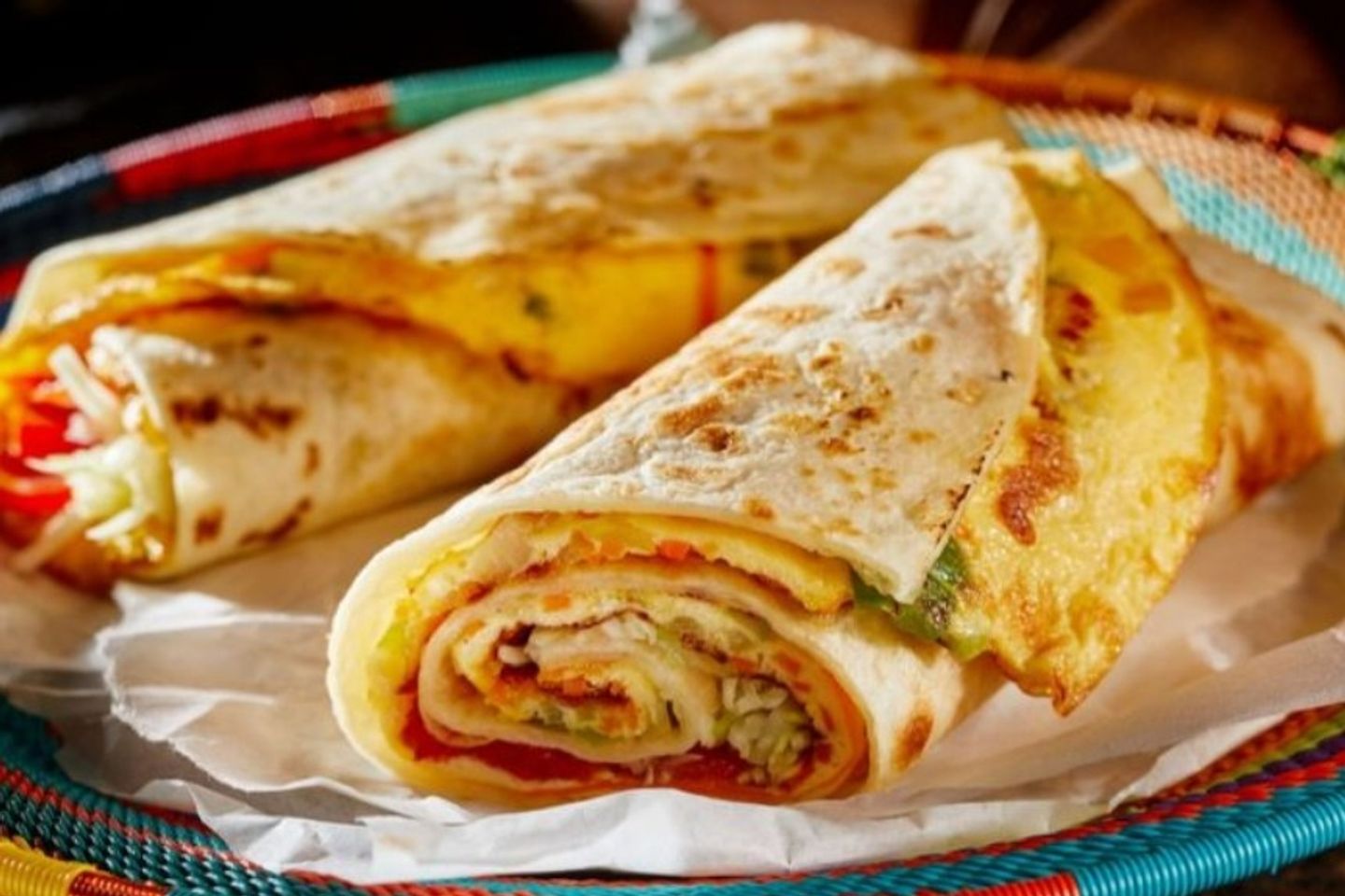 Eggs And Cheese Chapatti
