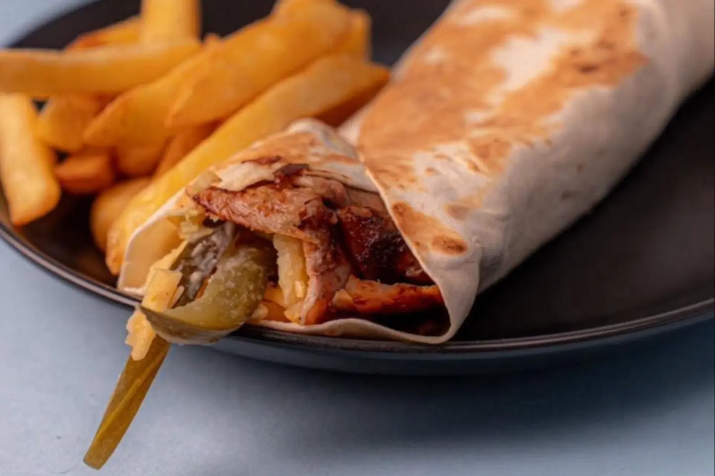 شاورما صغير خبز تورتيلا