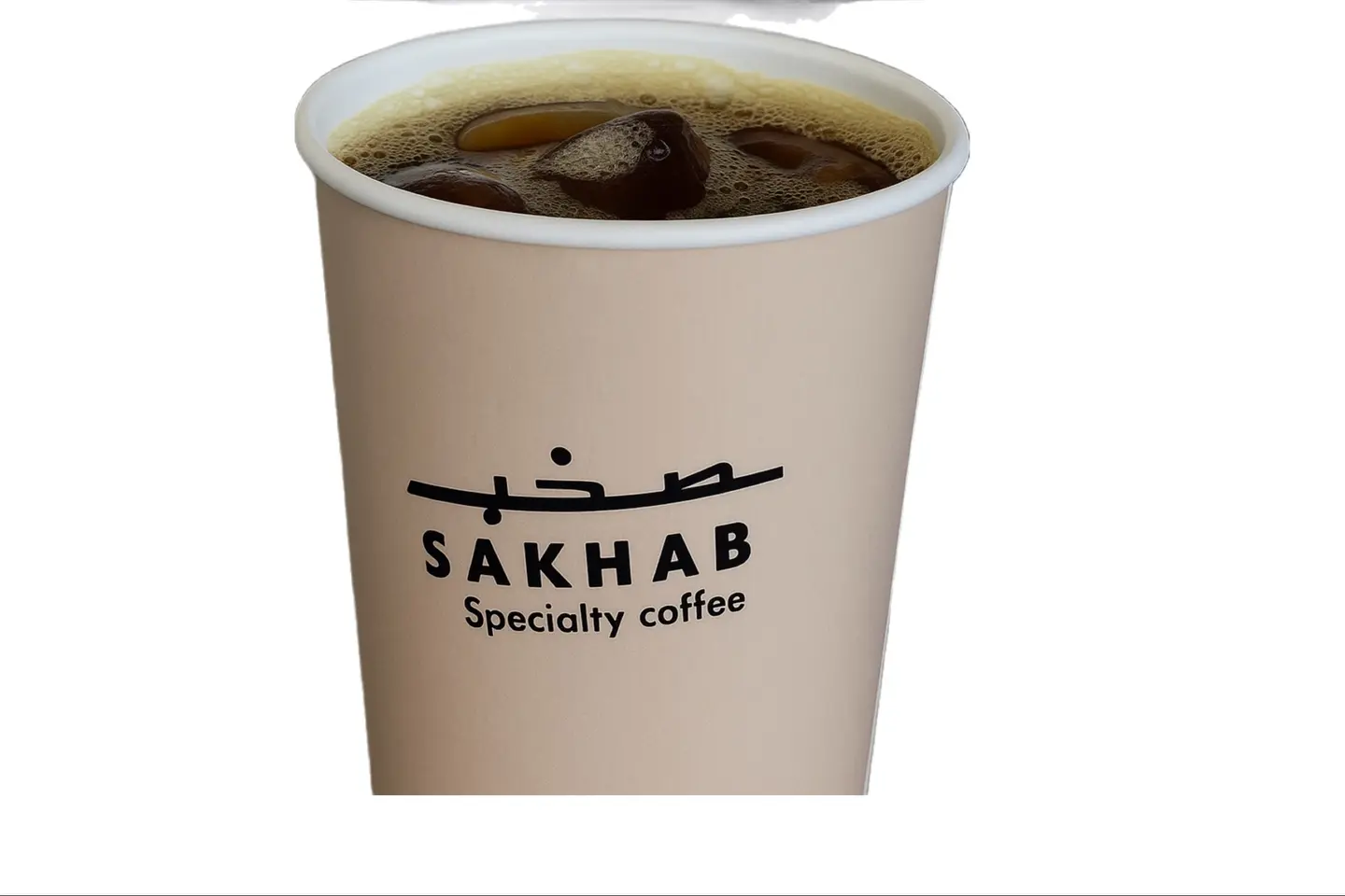 قهوة اليوم بارد كبير