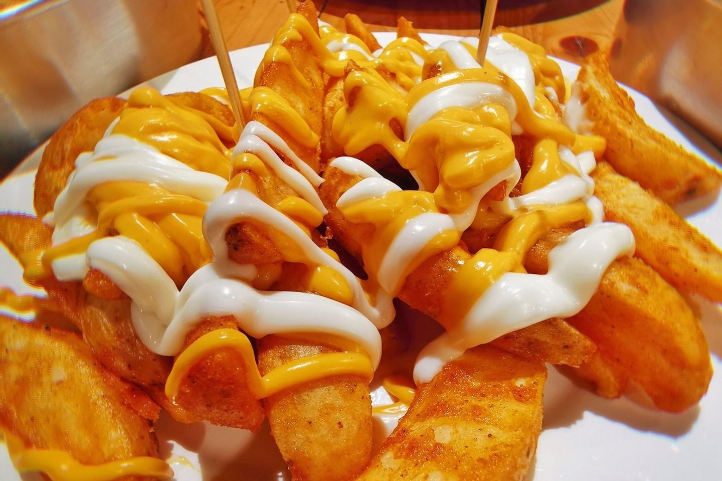 Wedges Friws With Cheese