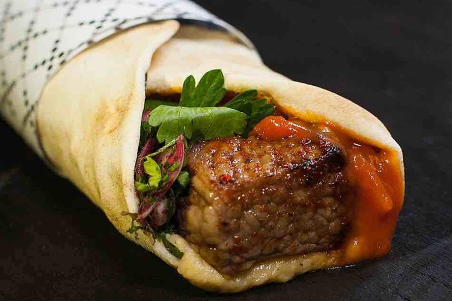 Meat Tikka Sandwich
