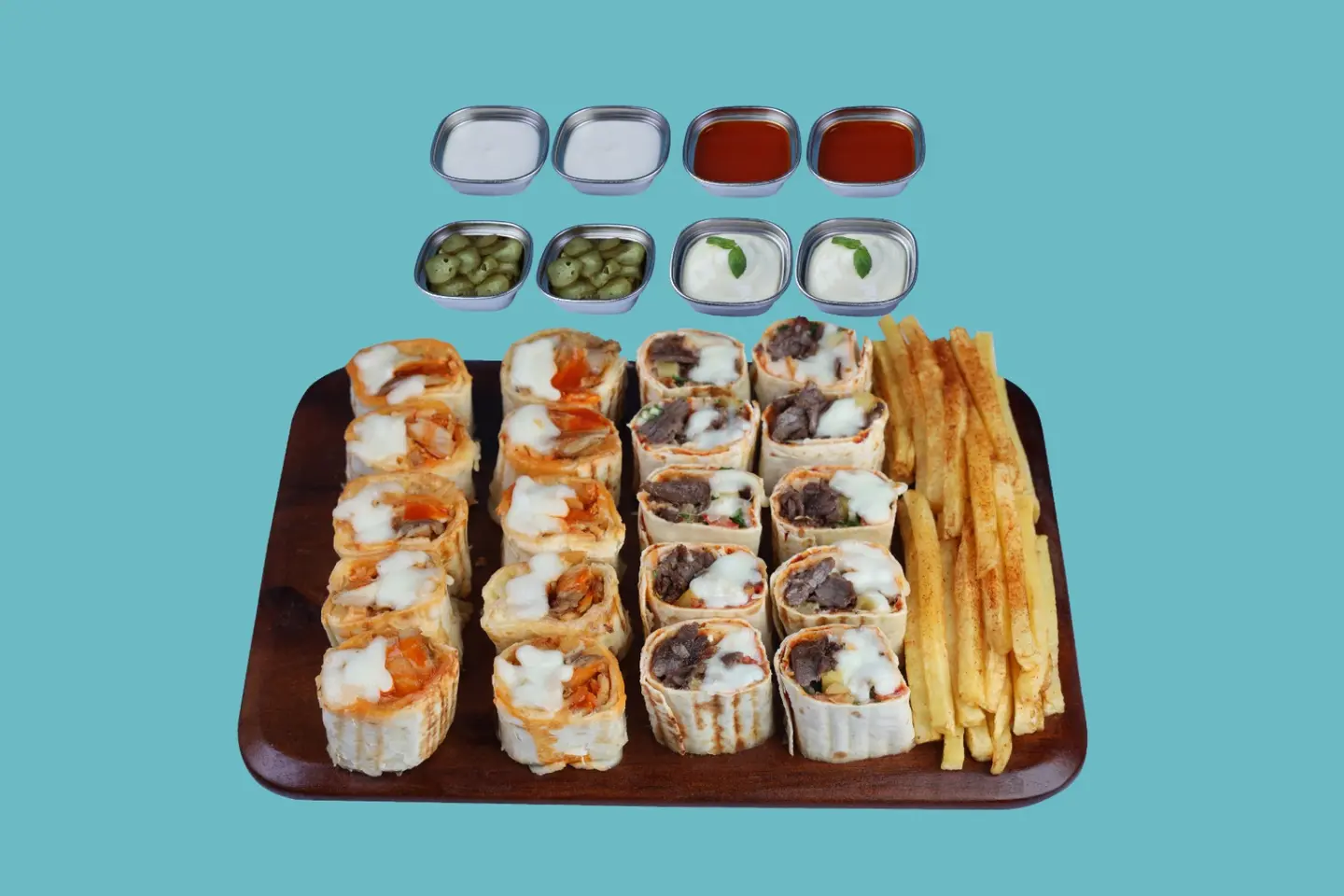 Shawarma Kabeer Al Salateen Chicken And Lahm
