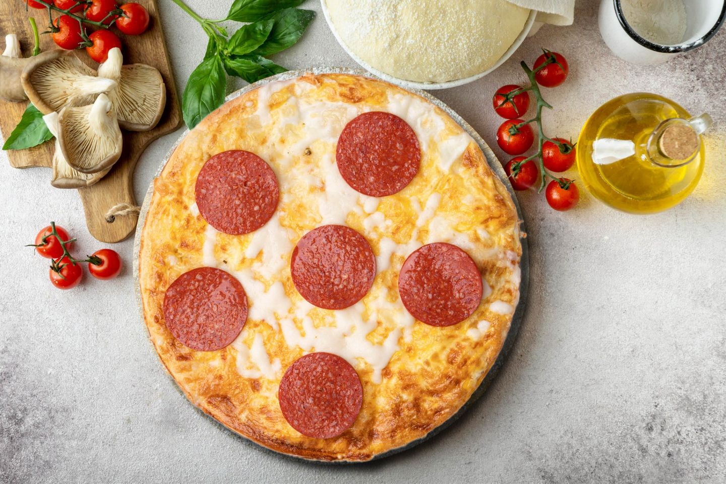 فطيرة بيض بالببروني