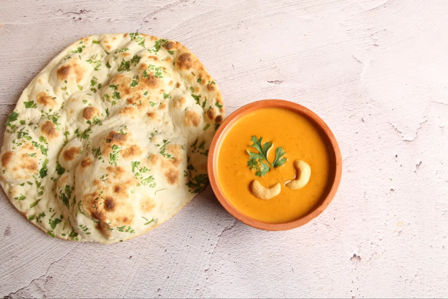 Butter Chicken With Bread