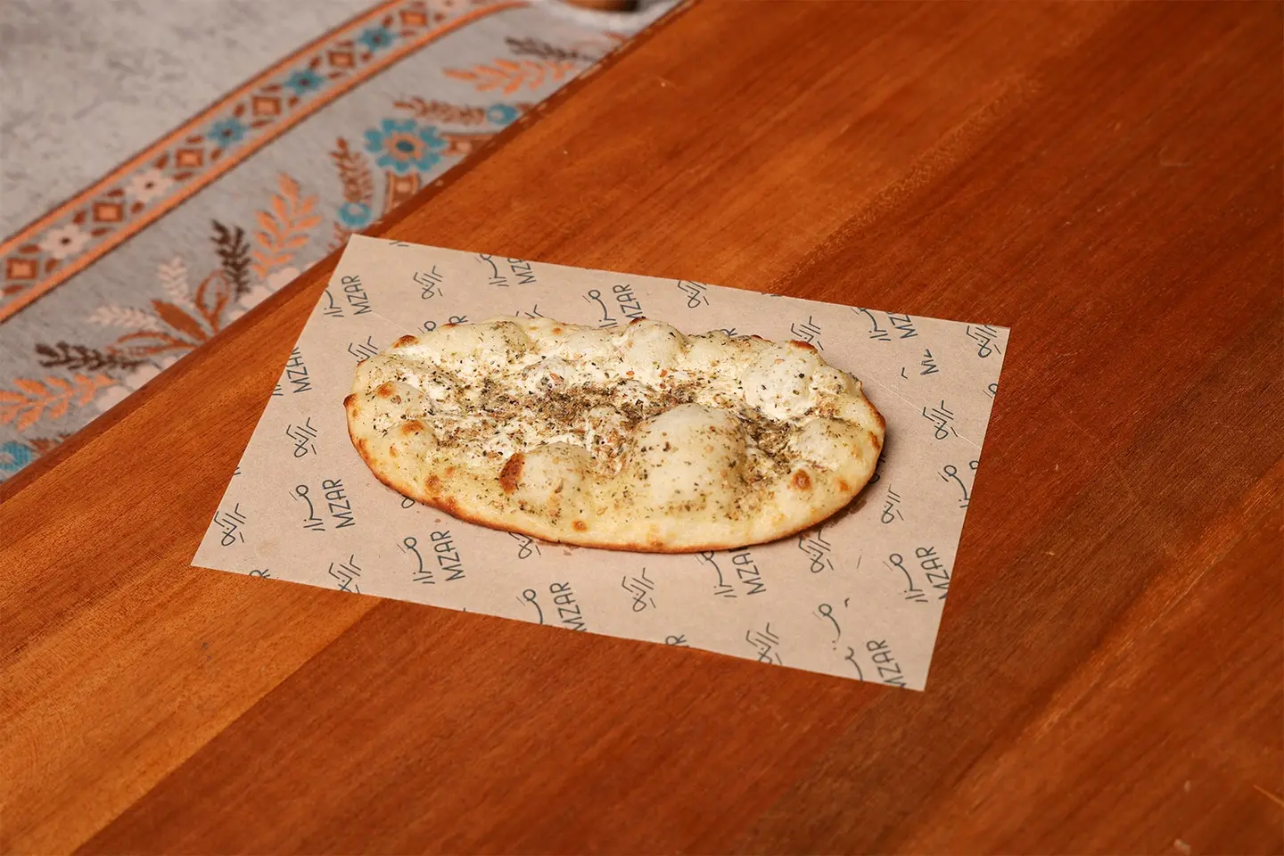 فطيرة لبنة و زعتر