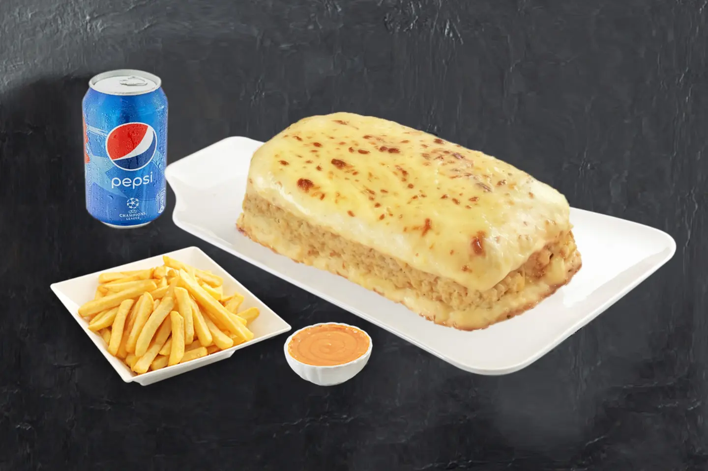 وجبة بشاميل دجاج صغير