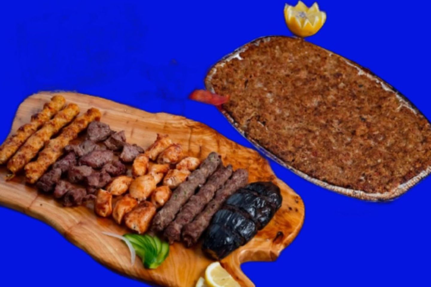 Offer Of A Kilo Of Mixed Grills With An Iraqi Tray