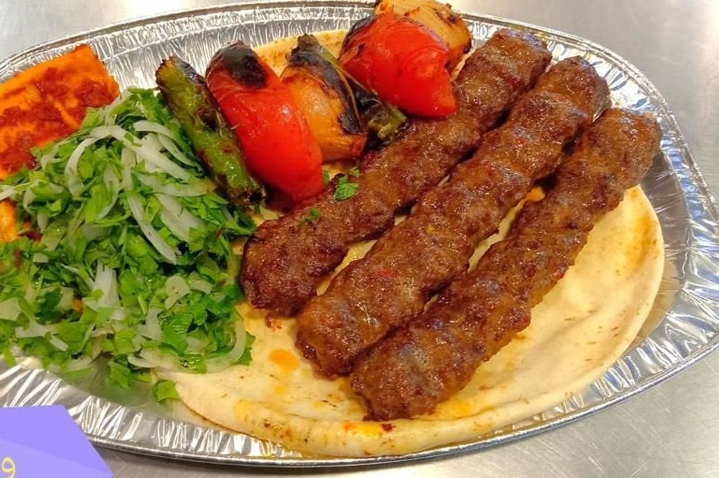 وجبة كباب لحم