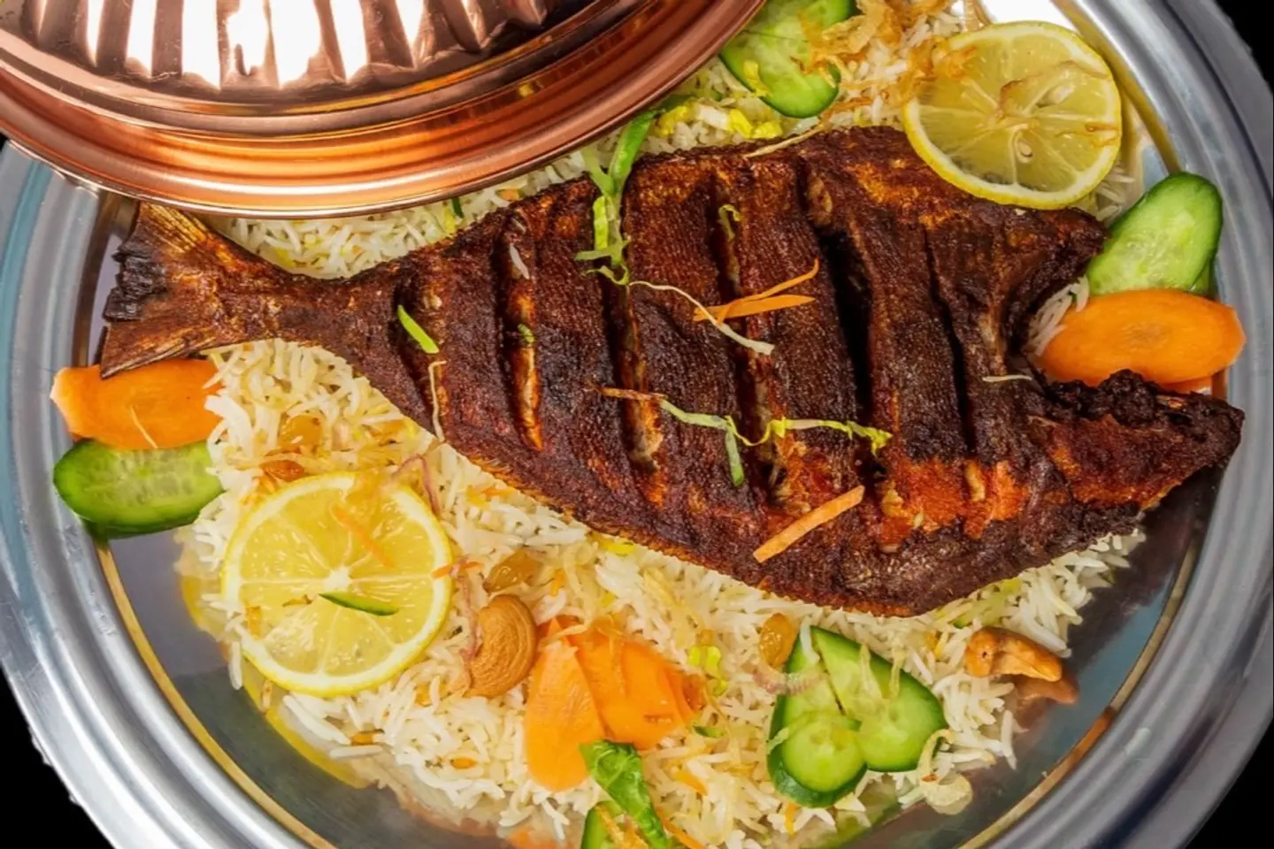 أرز مع سمك