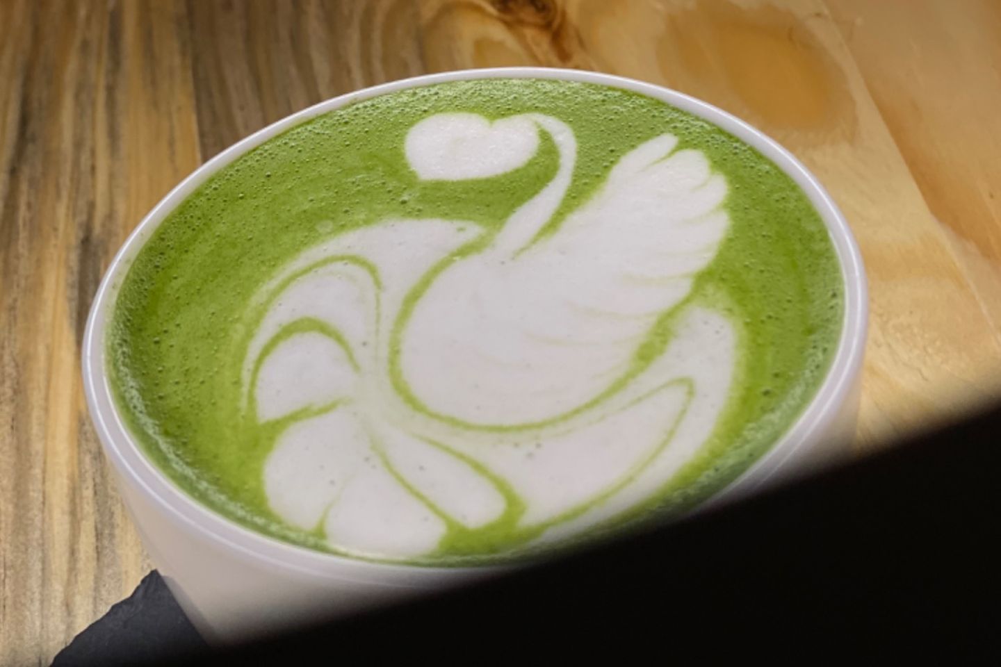 Matcha With Coconut Milk