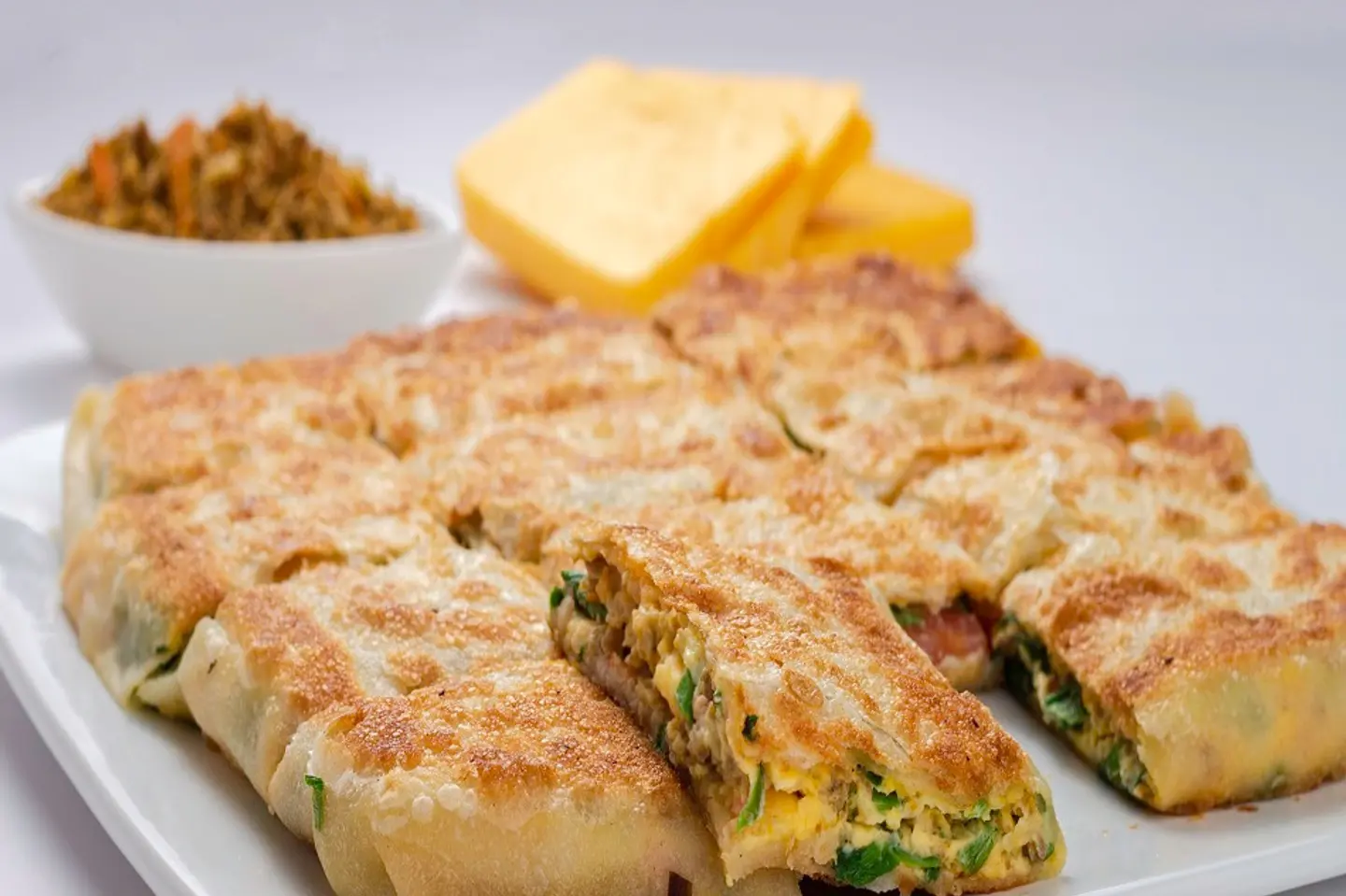 Cheddar Chicken Mutabbaq