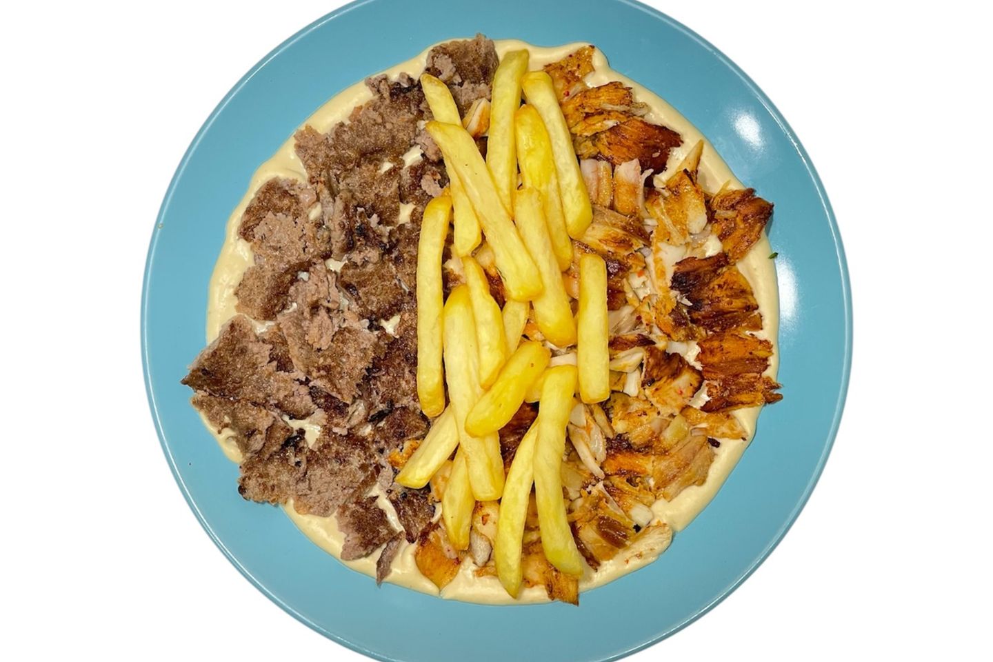 صحن عربي مشكل مفروط بالحمص