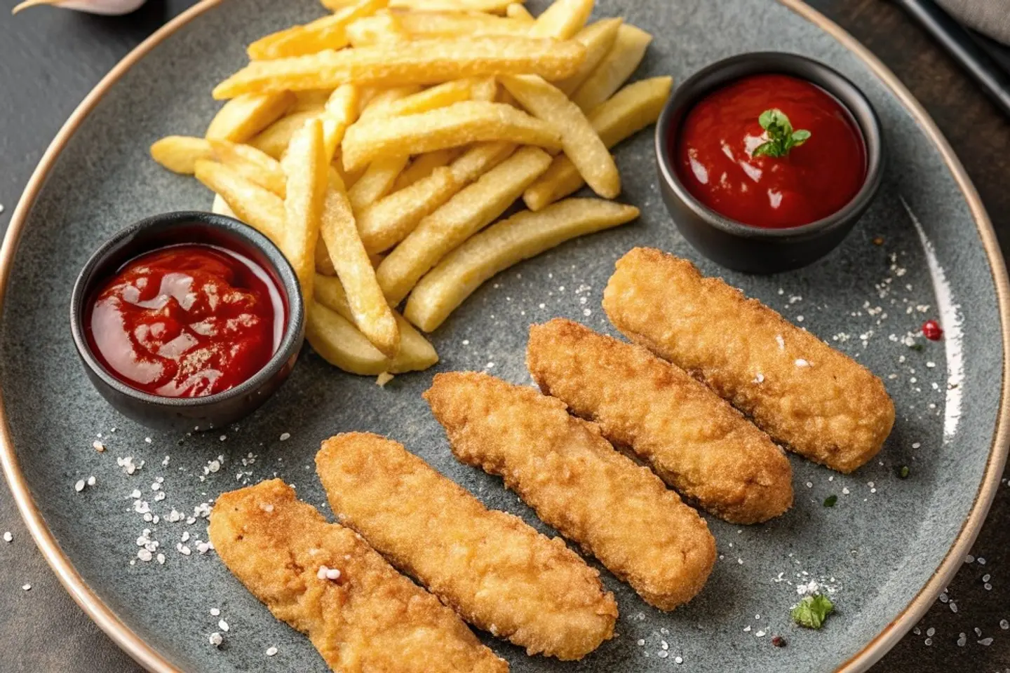 Chicken Nuggets With Fries