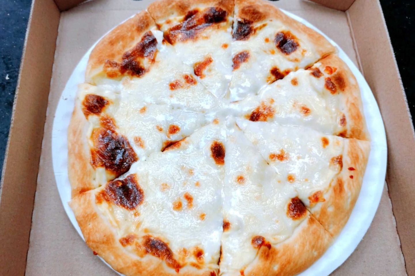 Manakish With Melted Kraft Cheese