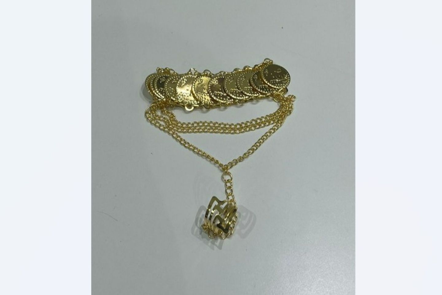 Women's Palm Bracelet Gold Pounds