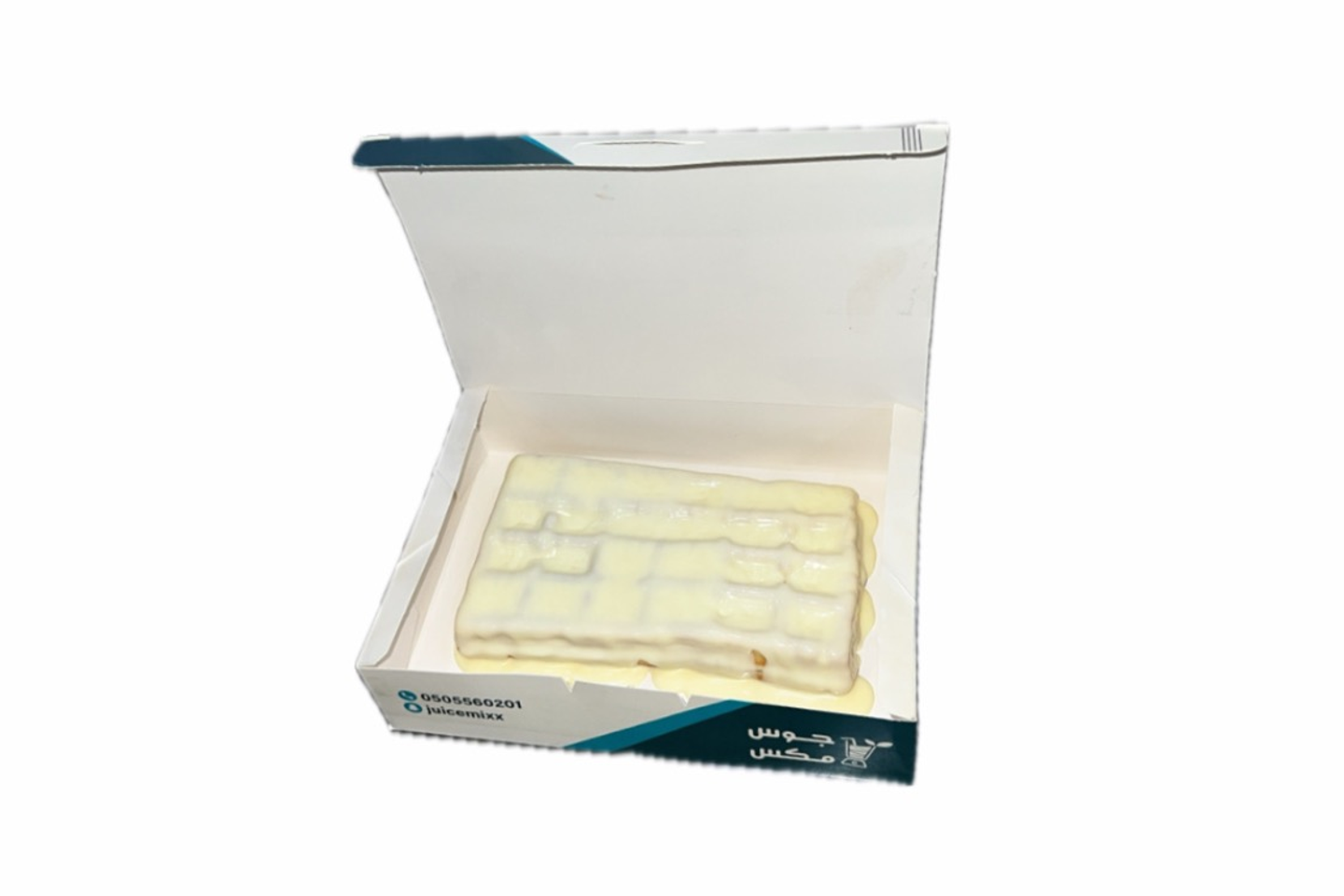 White Chocolate Square Waffle