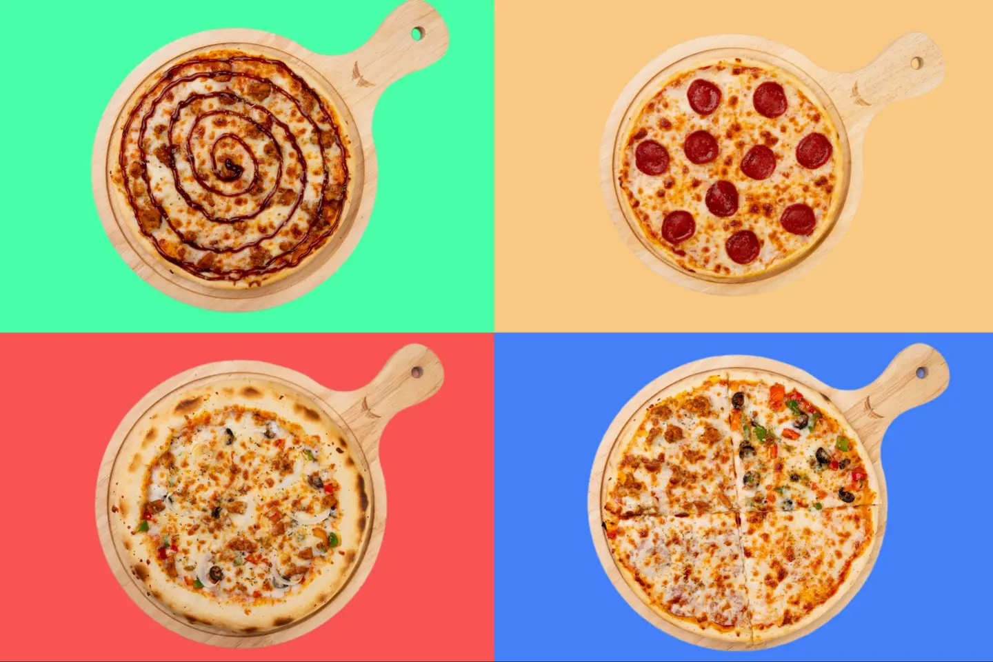 Choose Four Small Pizza Offer