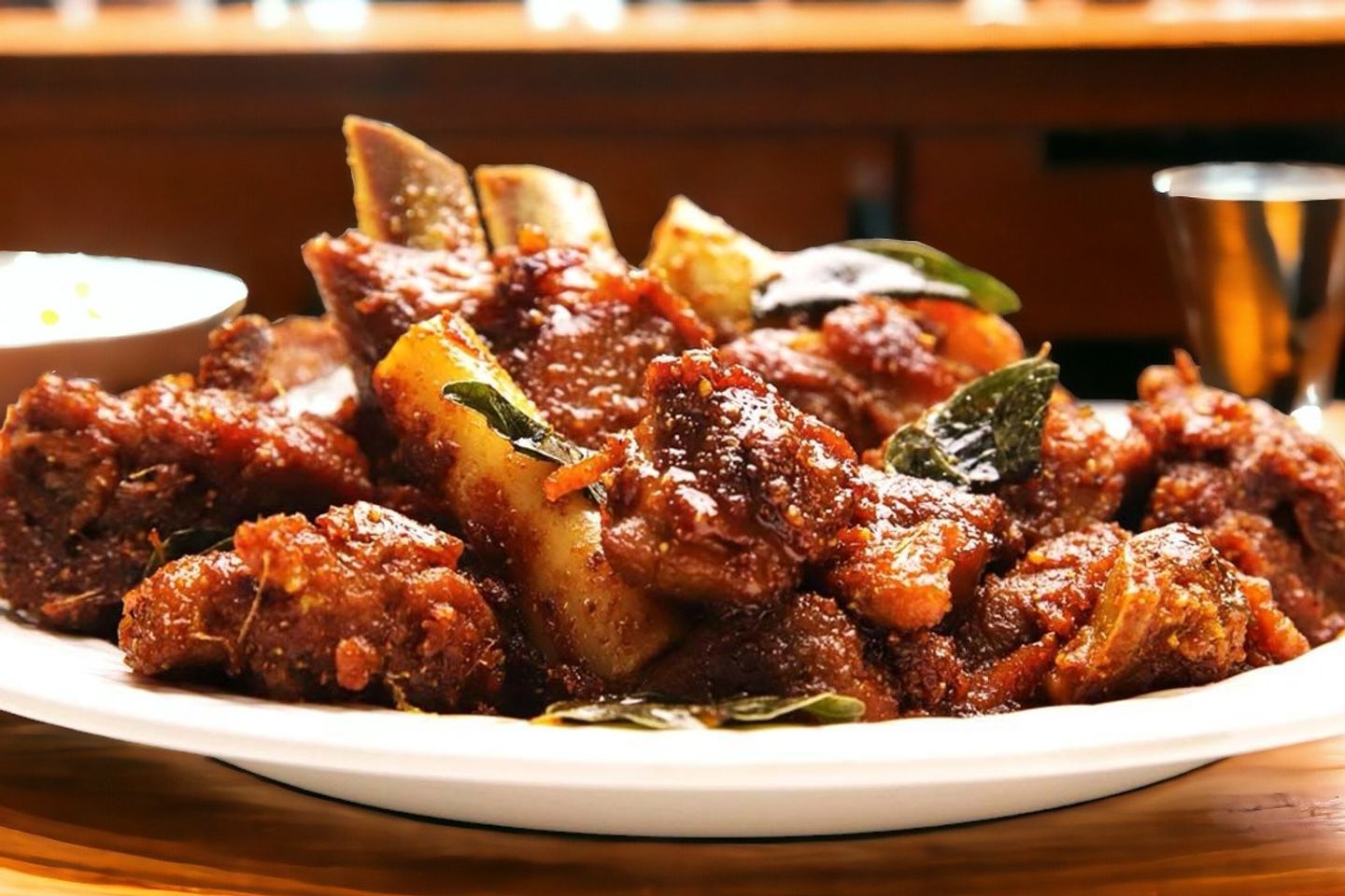 Mutton Fry With Bone