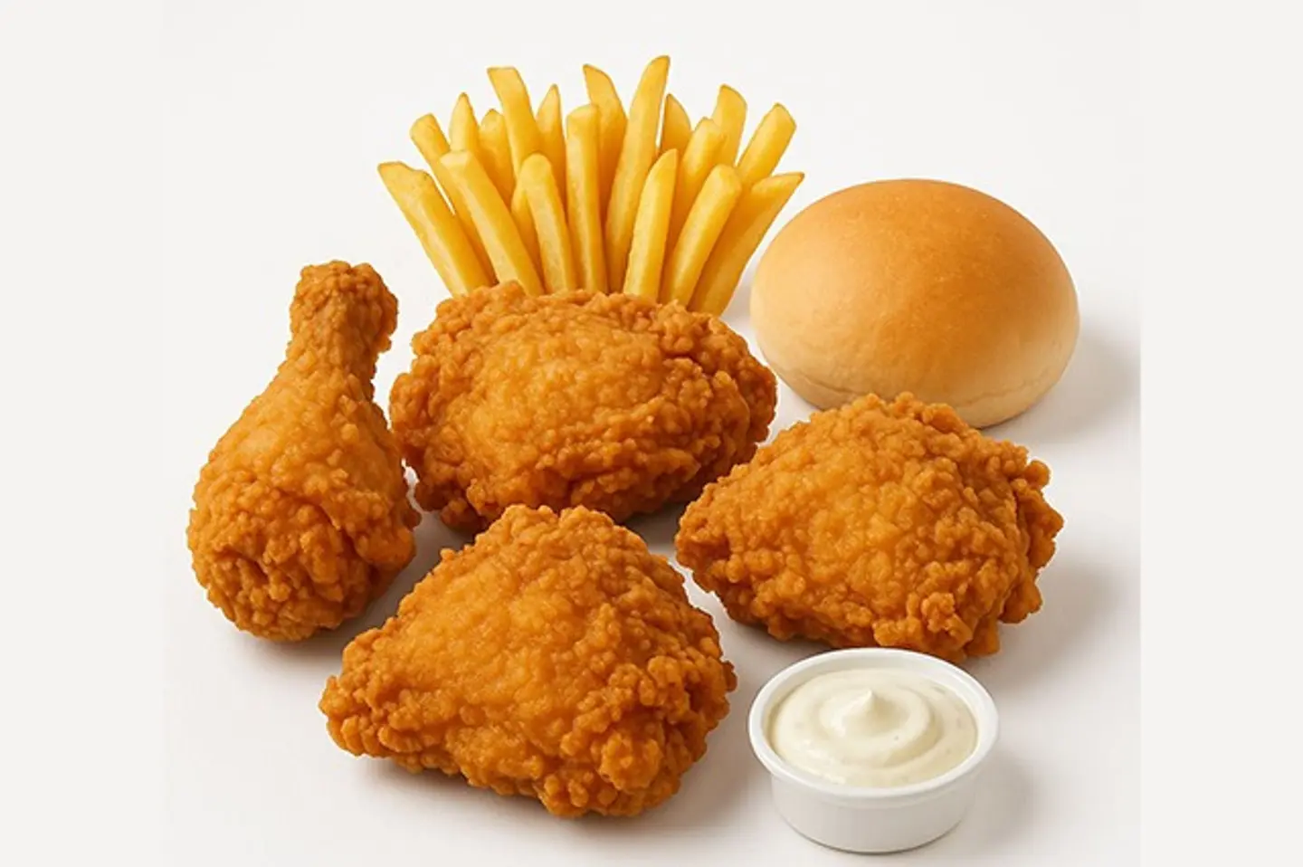وجبة ٤ قطع حار