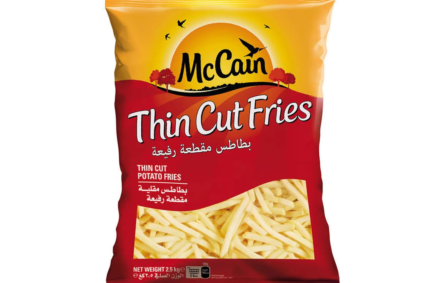 Mc Cain Thin Cut Potato Fries 2kg 500g