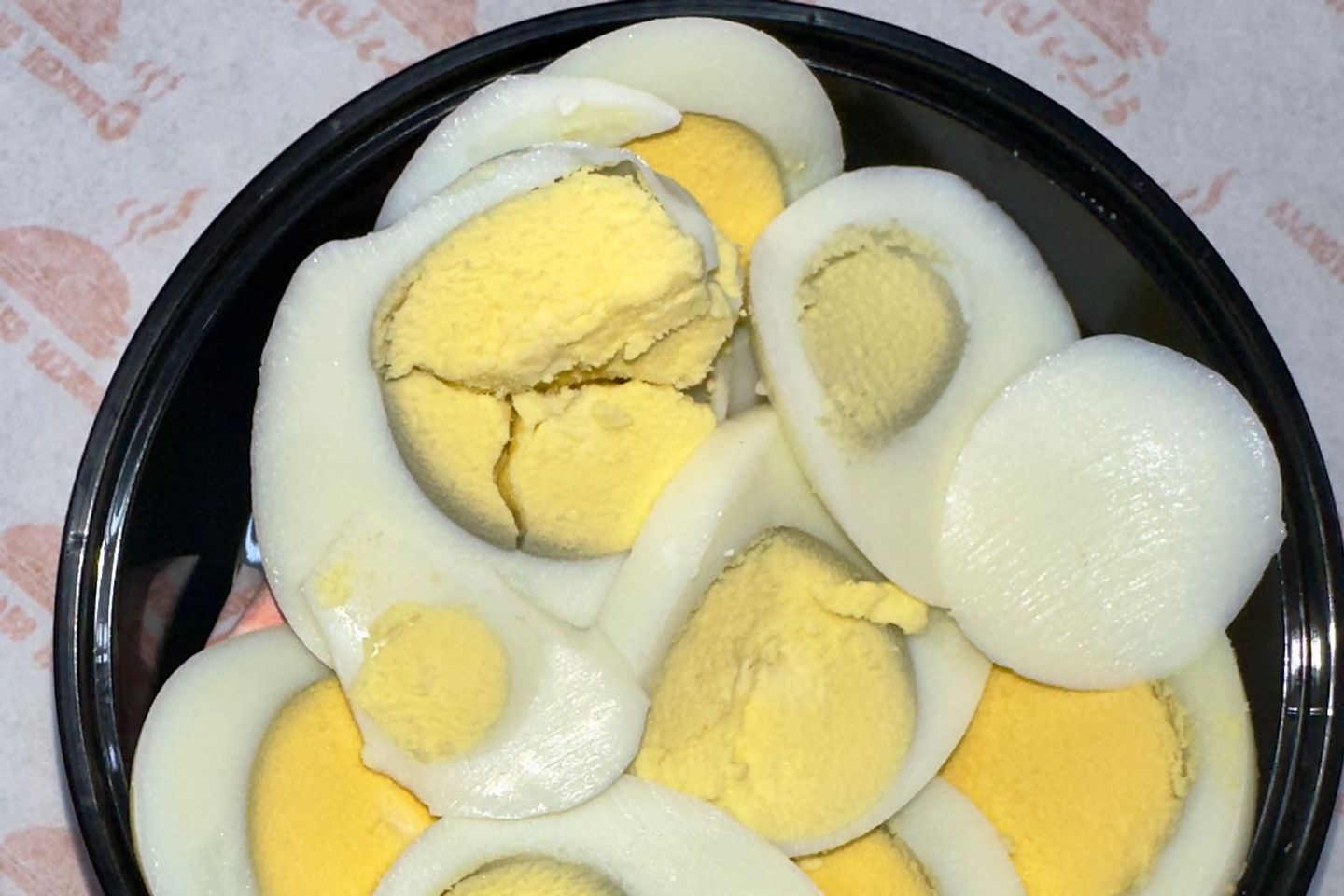 Plate Of Boiled Eggs