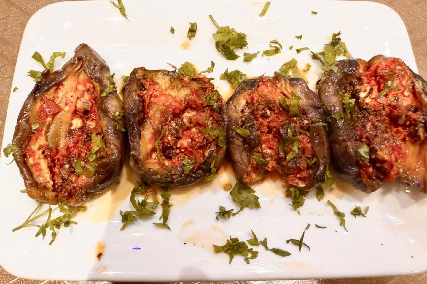 Makdos Eggplant With Nuts