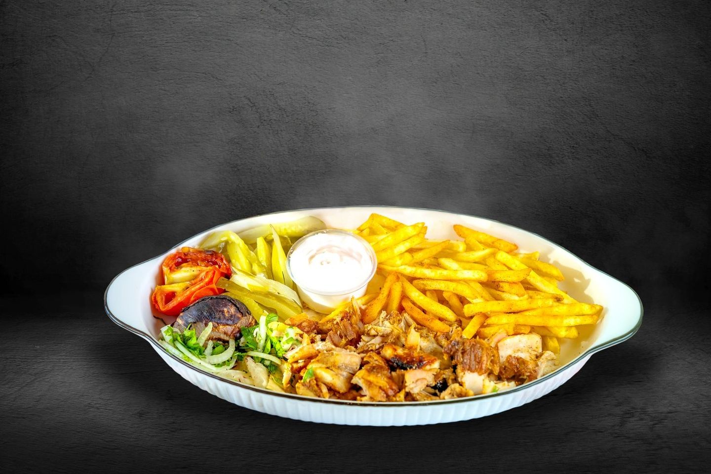 صحن شاورما دجاج