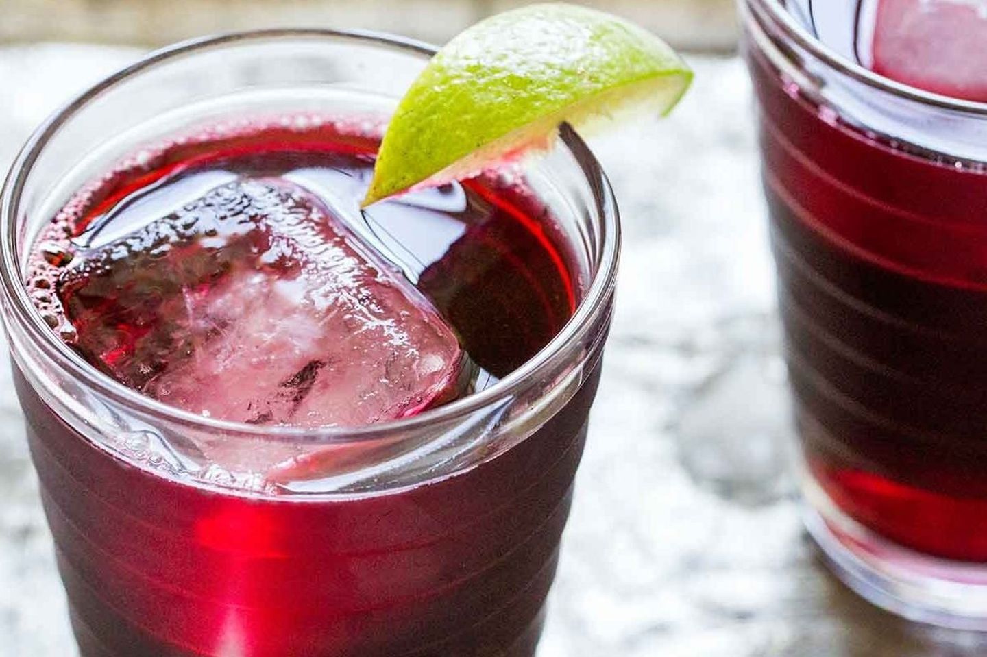 Cold Hibiscus Tea