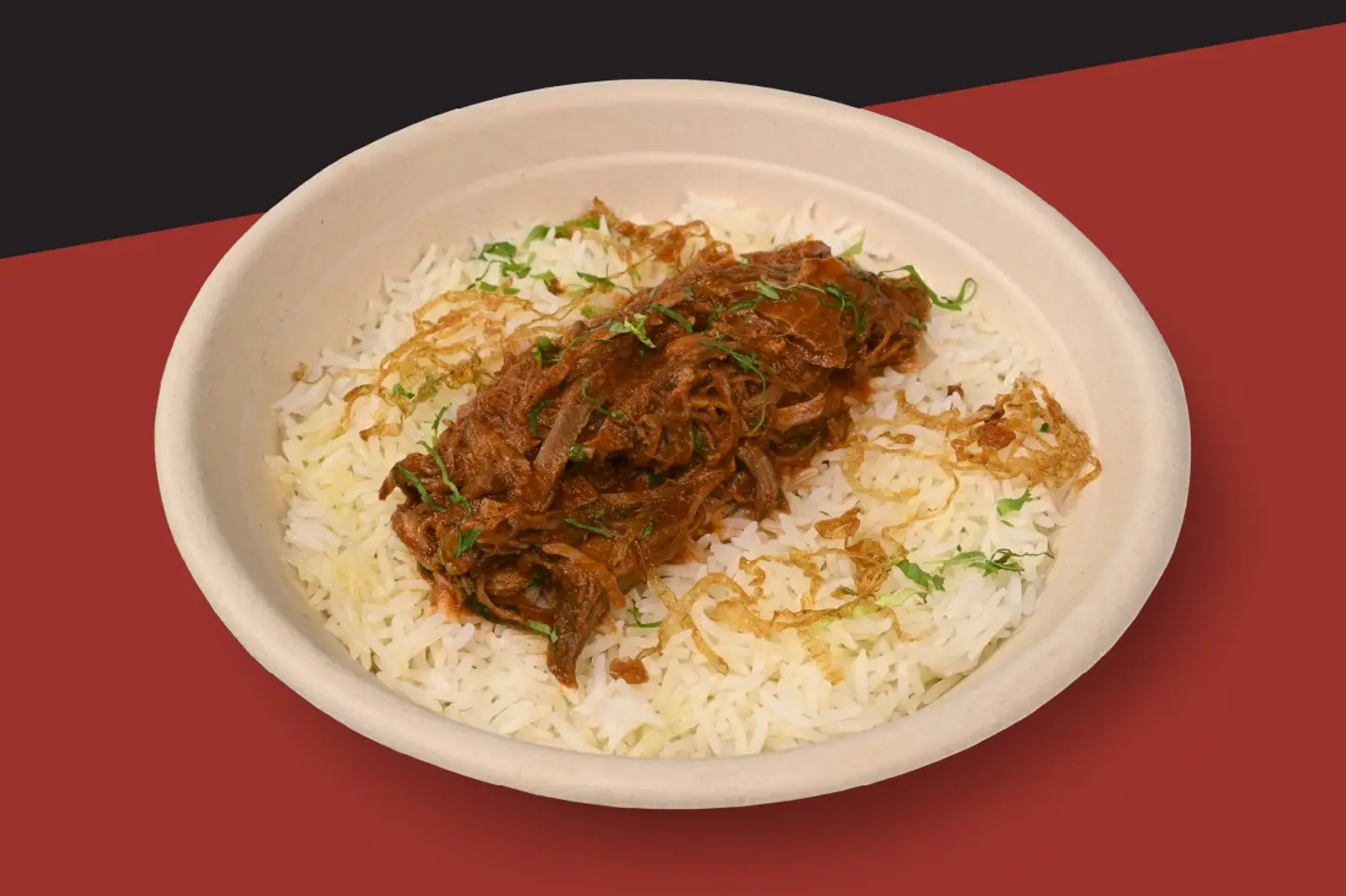 Beef Bolognese On Rice - Saffron Rice