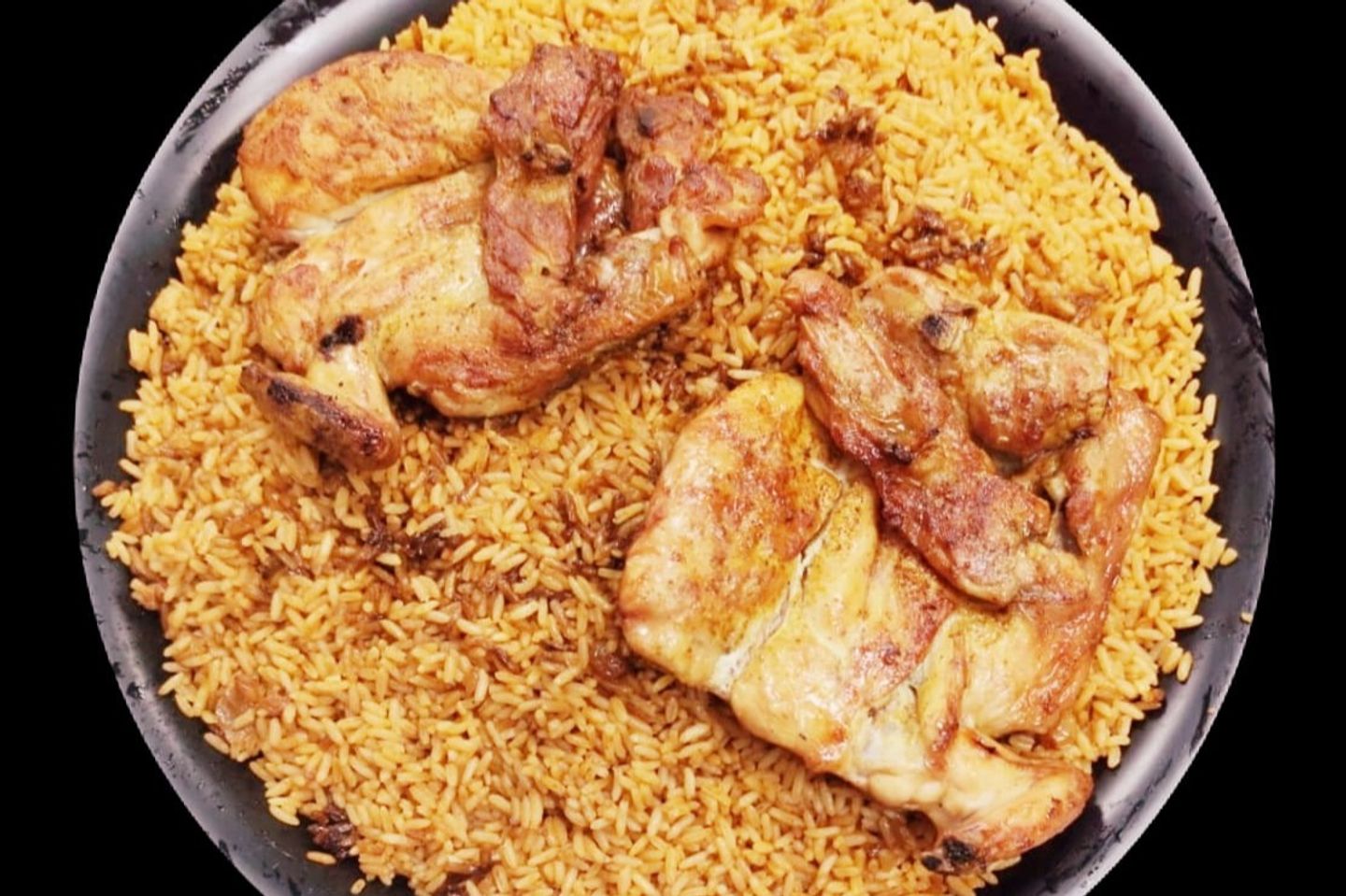حبة مظبي مع ارز احمر