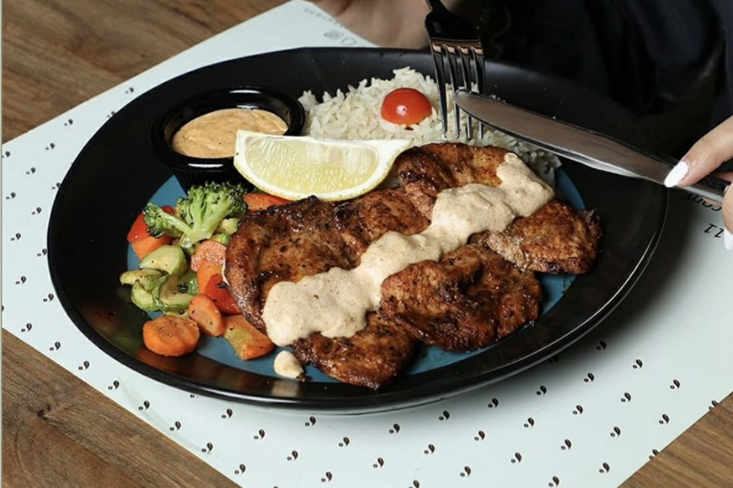 دجاج بكريمة الكاجون