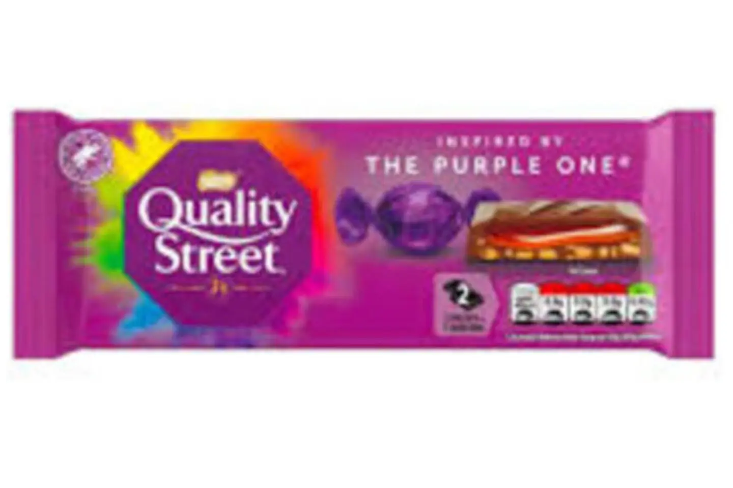 شوكولاتة كواليتي ستريت الأرجوانية قطعة واحدة