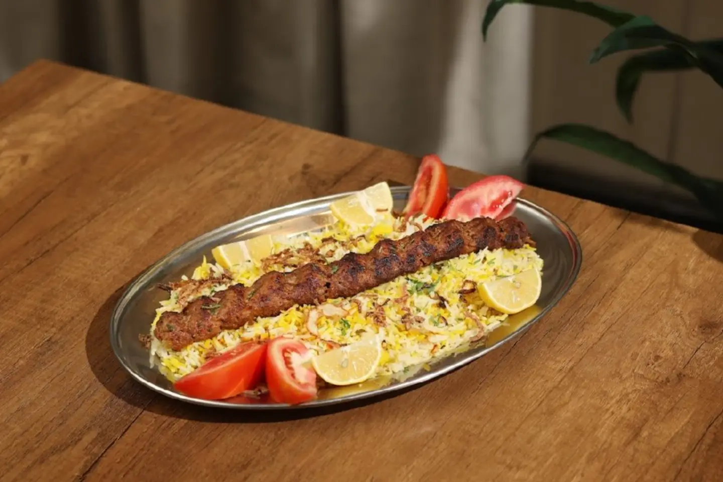 Turkish Kebab With Rice