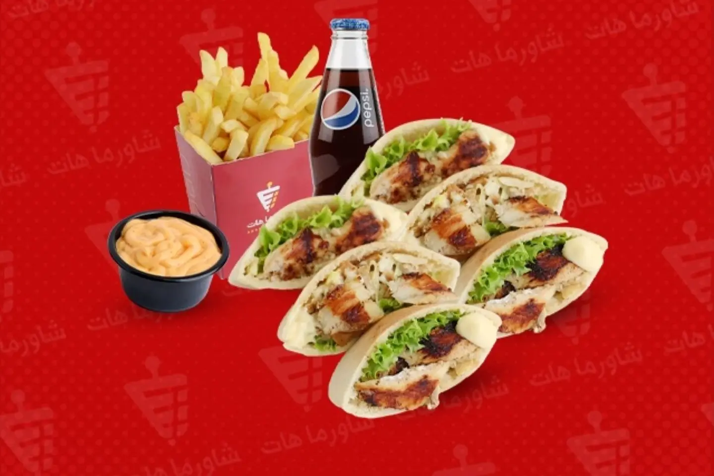 وجبة دجاج هات-