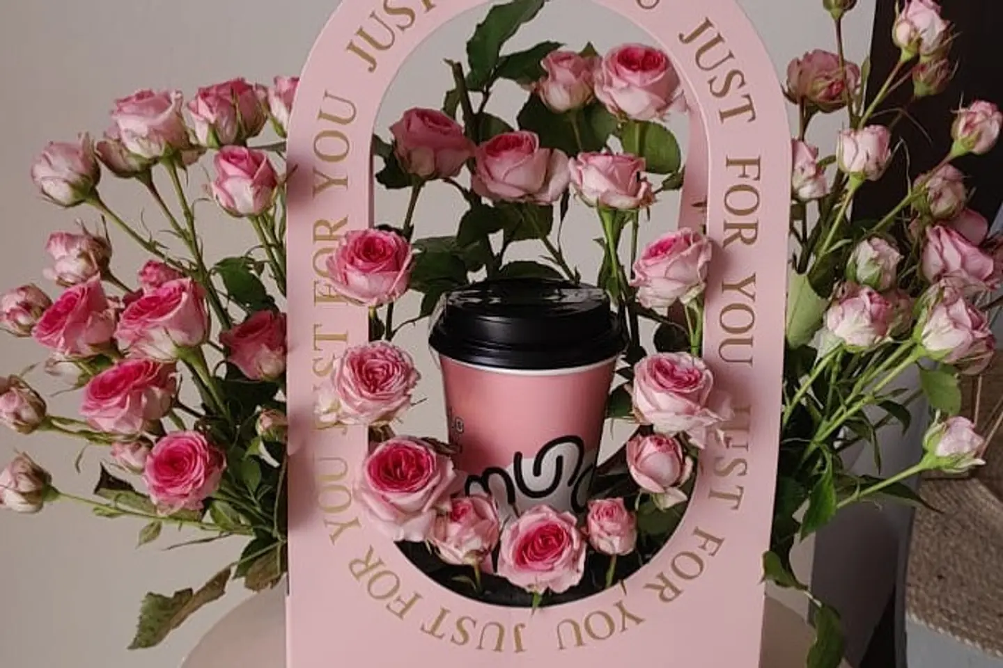 Birthday Cake And Flowers