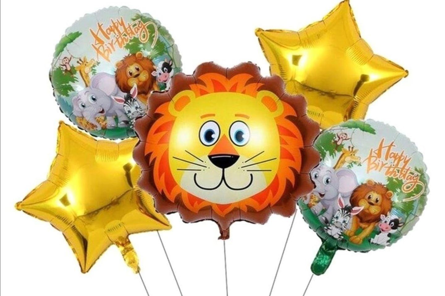 Happy Birthday Balloon Lion