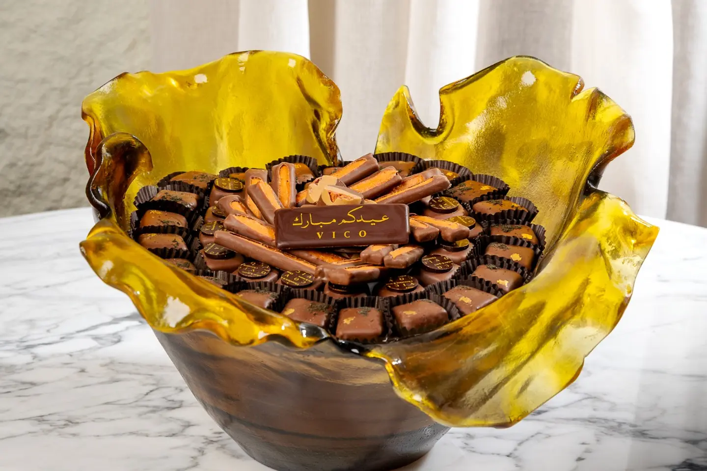 صينية ورد الذهب