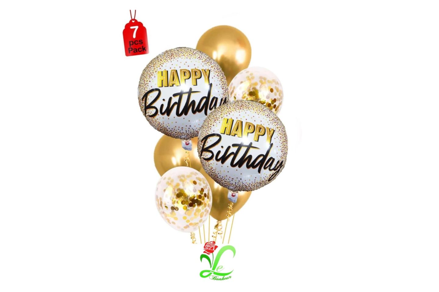 Happy Gold Balloon Bouquet