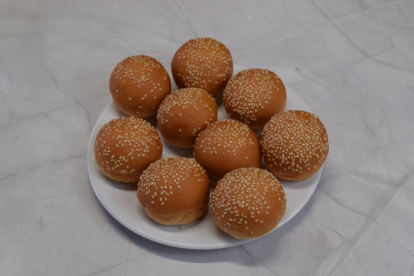 خبز برغر ميني سمسم